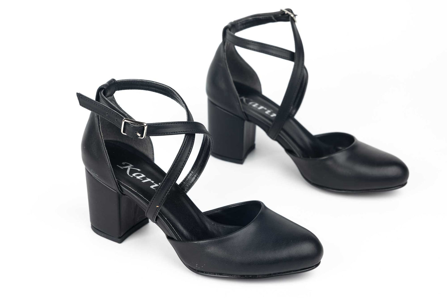 Pantofi dama decupati piele eco  KARIN 81 N box