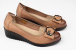 Pantofi dama piele naturală casual FORMAZIONE 220711 Apricot