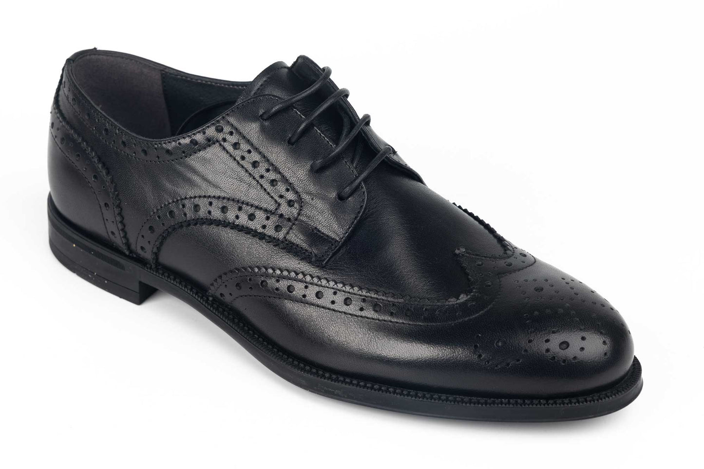 Pantofi barbati piele naturala RIVA 7020 Negru