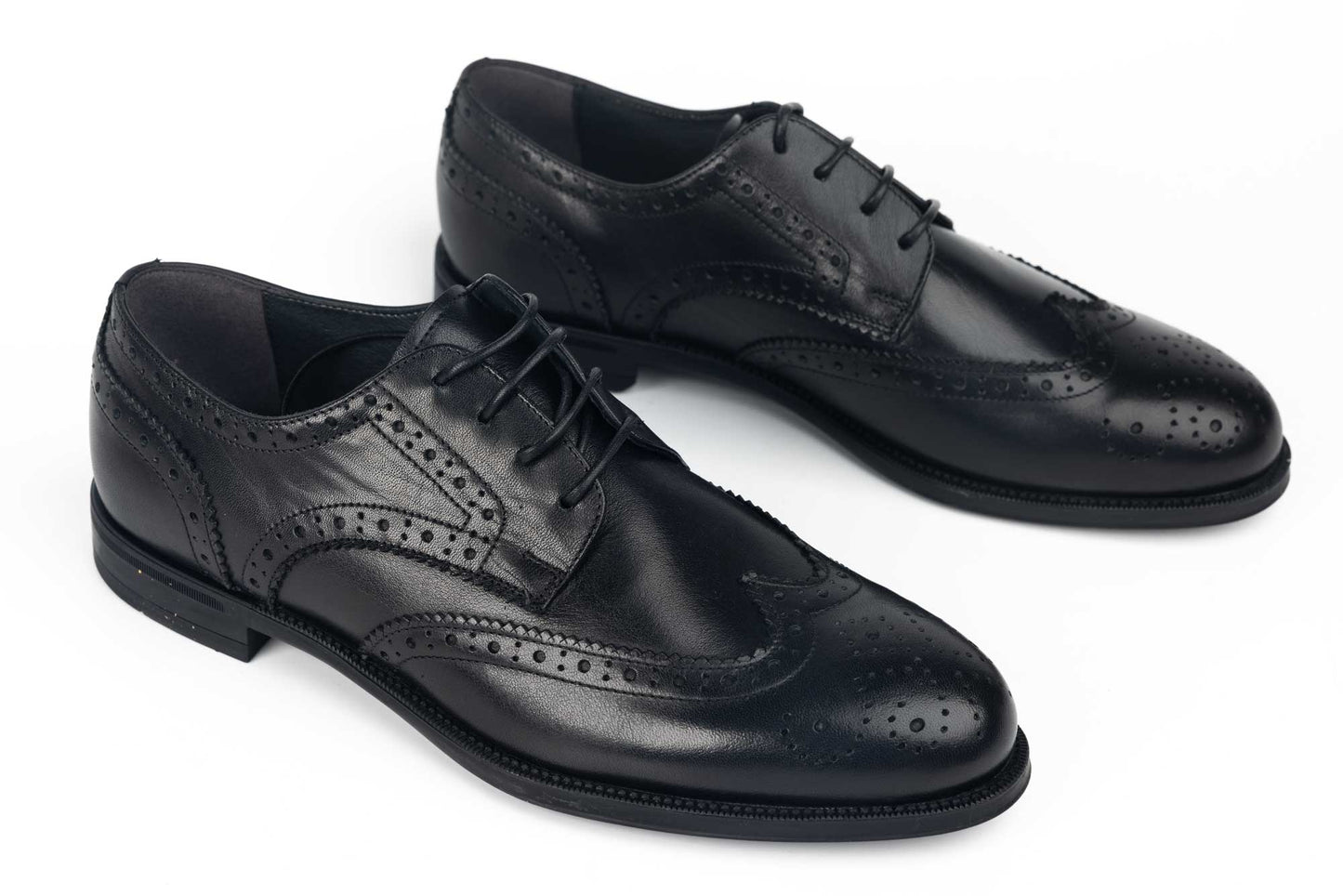 Pantofi barbati piele naturala RIVA 7020 Negru