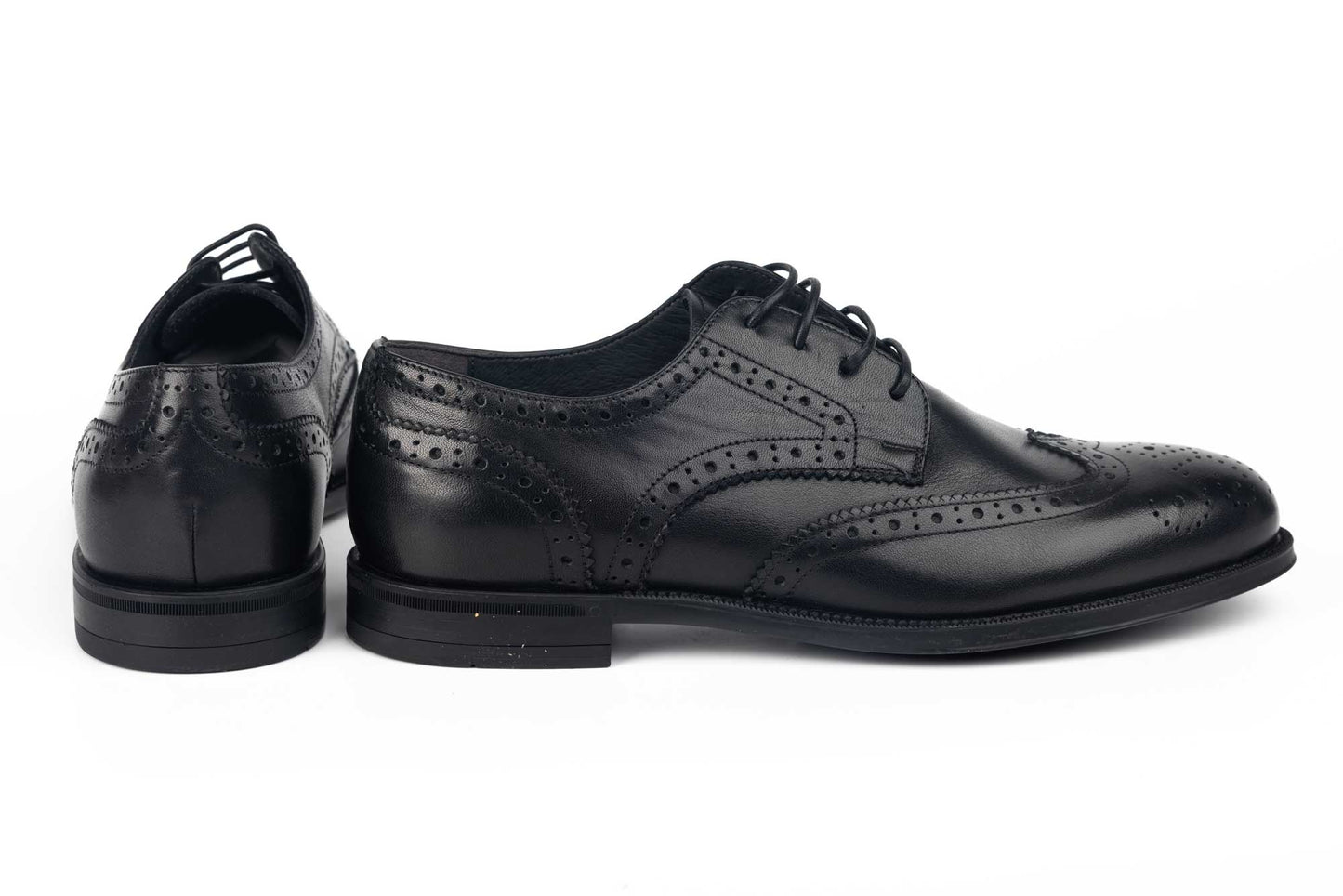 Pantofi barbati piele naturala RIVA 7020 Negru
