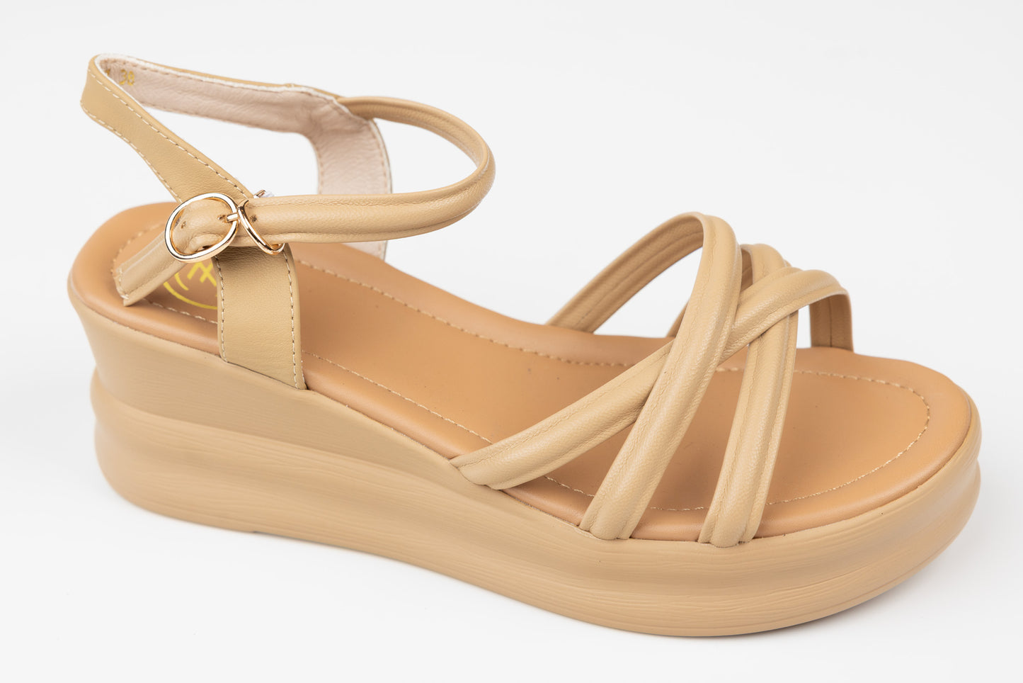 Sandale dama piele naturala FORMAZIONE 991 Apricot