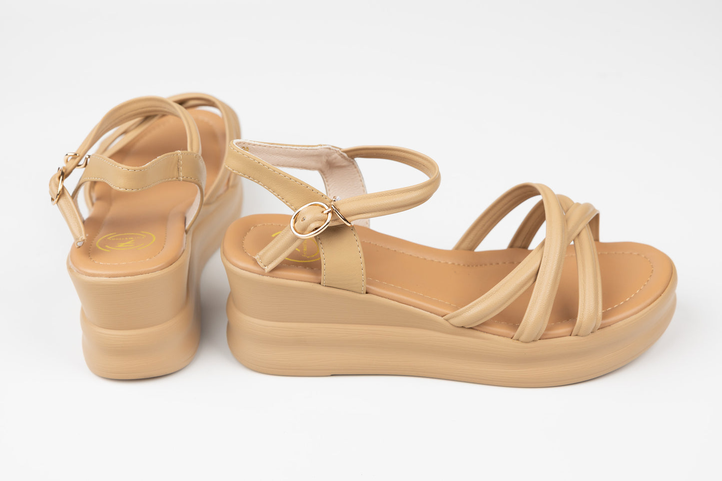 Sandale dama piele naturala FORMAZIONE 991 Apricot
