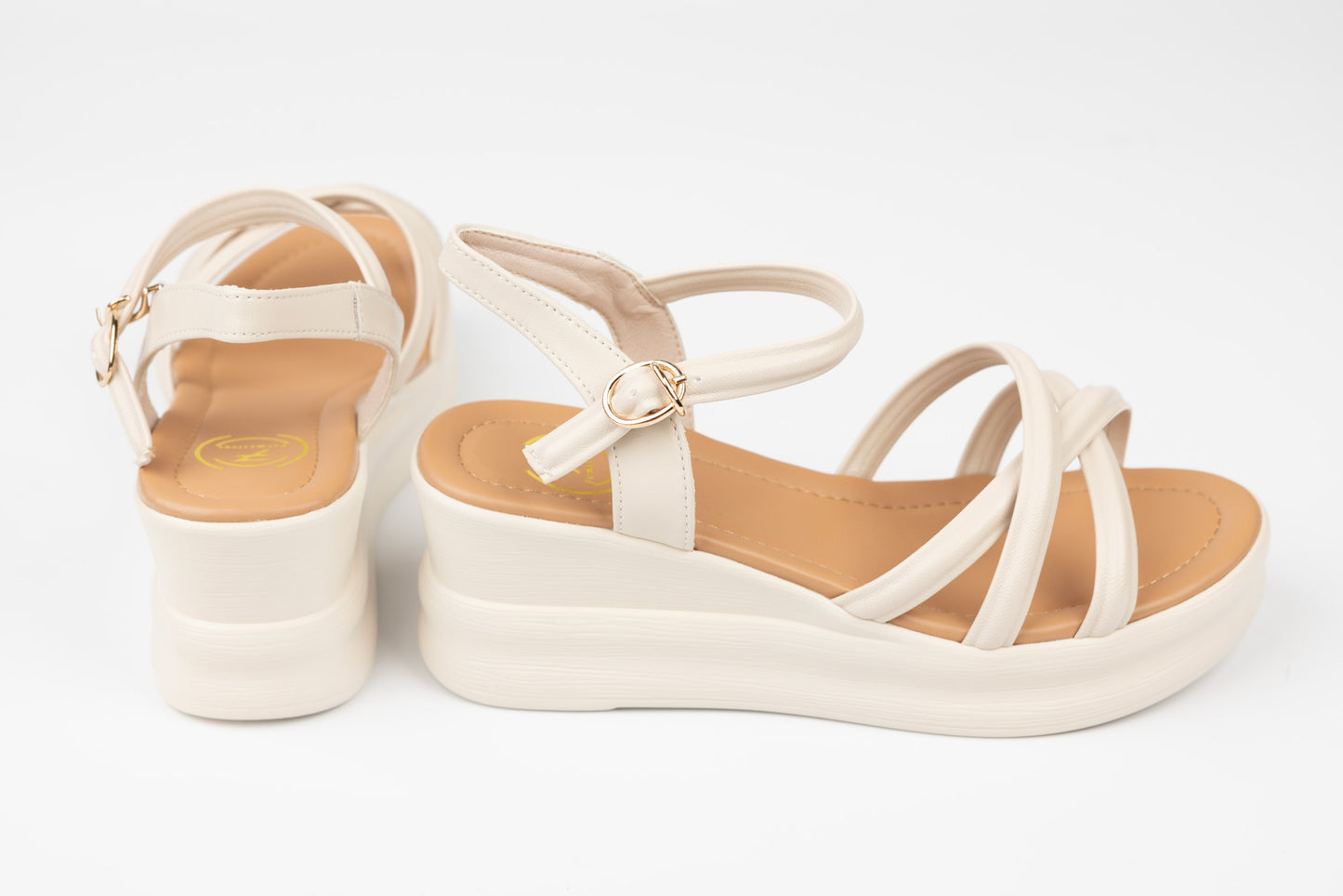 Sandale dama piele naturala FORMAZIONE 991 Crem