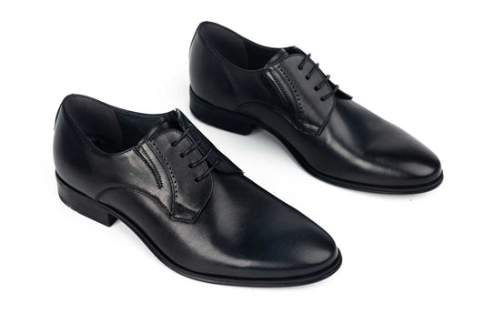 Pantofi barbati piele naturala RIVA 6851 Negru