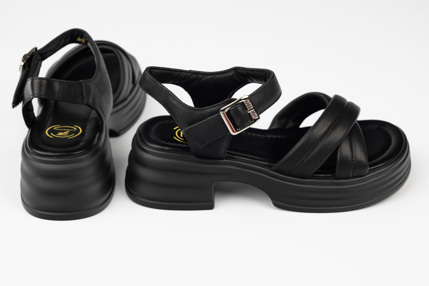 Sandale dama piele naturală casual FORMAZIONE 49013 N