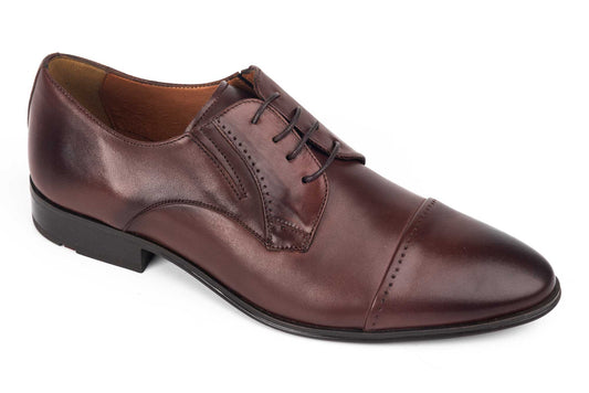 Pantofi barbati piele naturala RIVA 6850 Maro