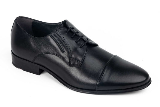 Pantofi barbati piele naturala RIVA 6850 Negru