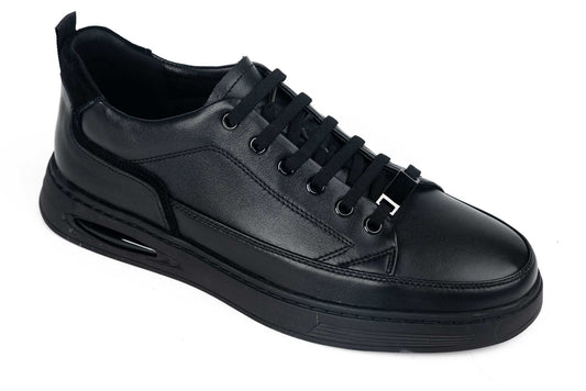 Pantofi barbati casual piele naturala MELS 550 Negru