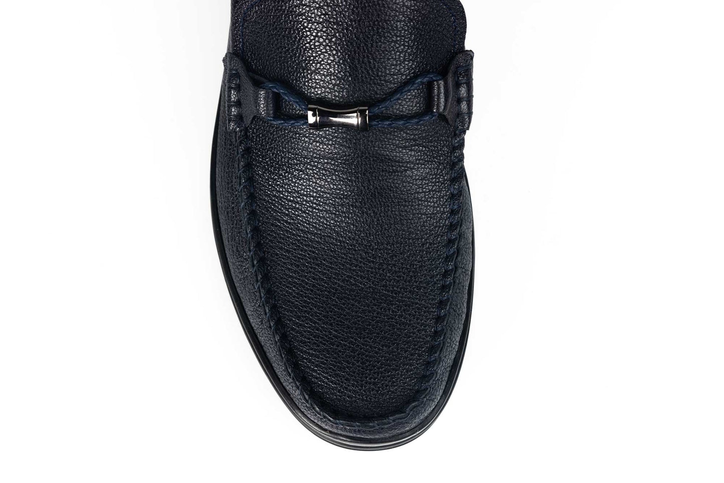 Men's casual shoes made of genuine leather MELS 361-2 blue