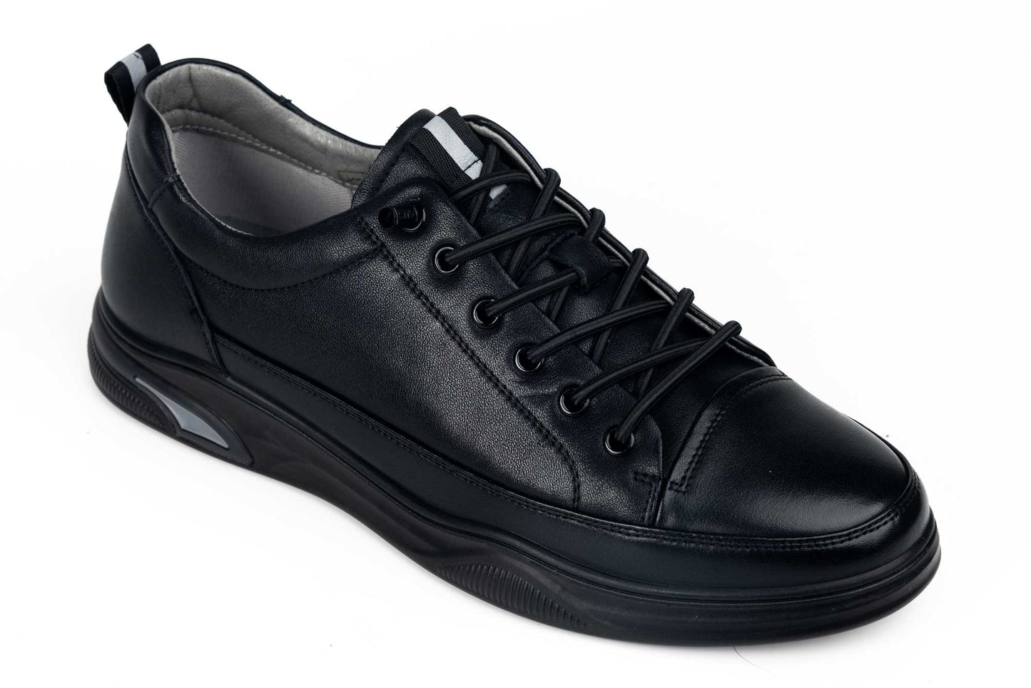 Men's casual shoes made of genuine leather MELS 102533 Black