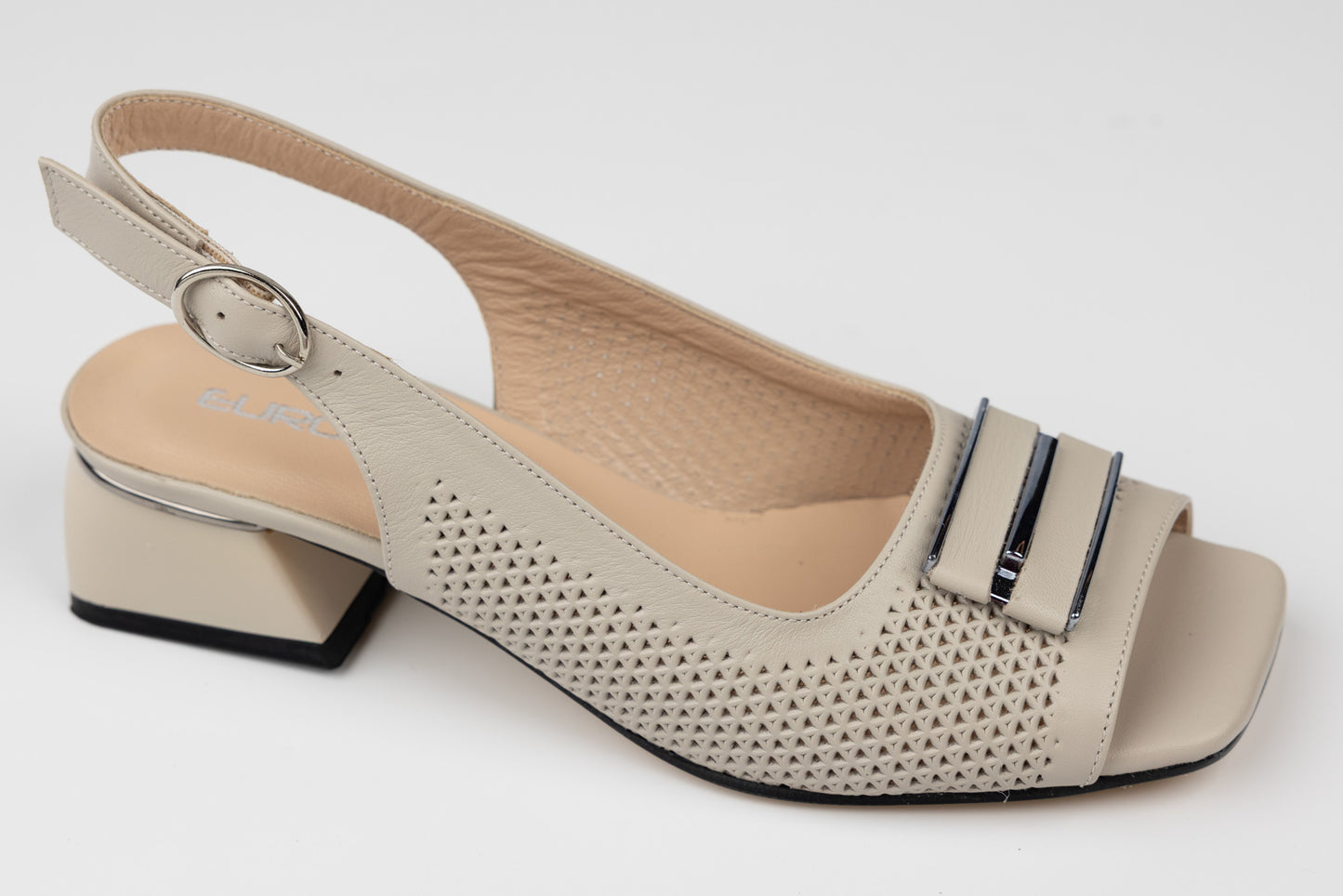 Women's genuine leather sandals LSD 434 Mink