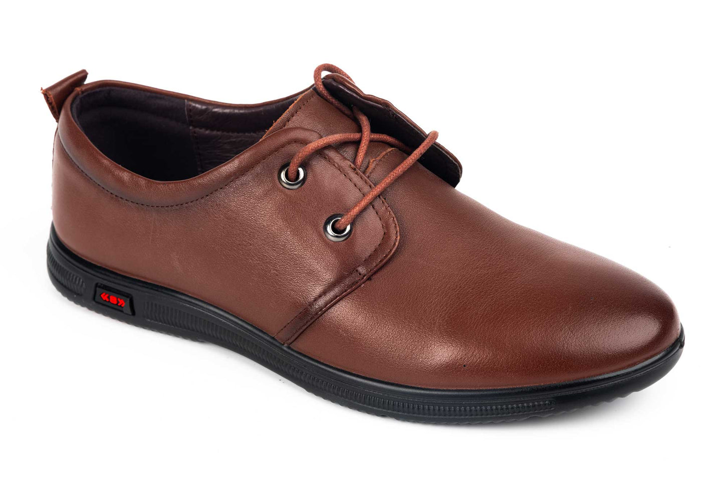 Men's genuine leather shoes MELS 57668 Brown