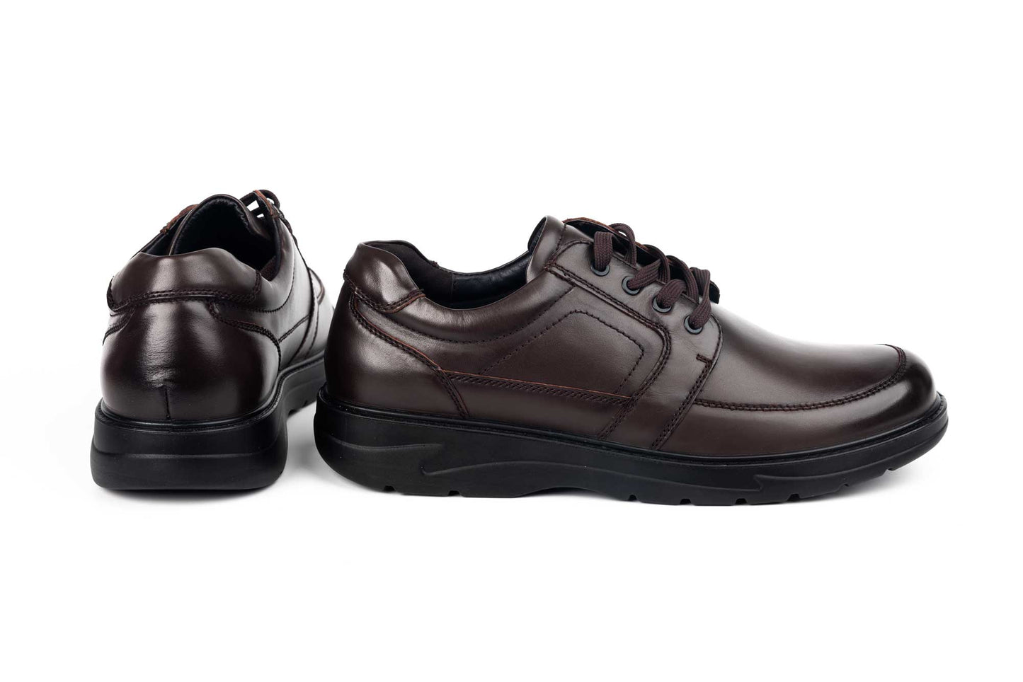 Pantofi barbati XXL casual piele naturala MELS 1903 maro