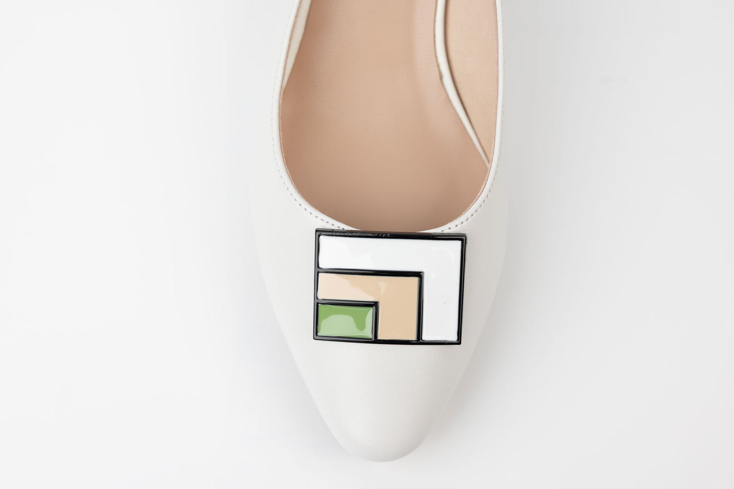 Women's genuine leather shoes BETINA 2504 White