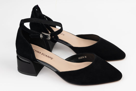Pantofi dama piele naturală întoarsă BETINA 2518 N Vel