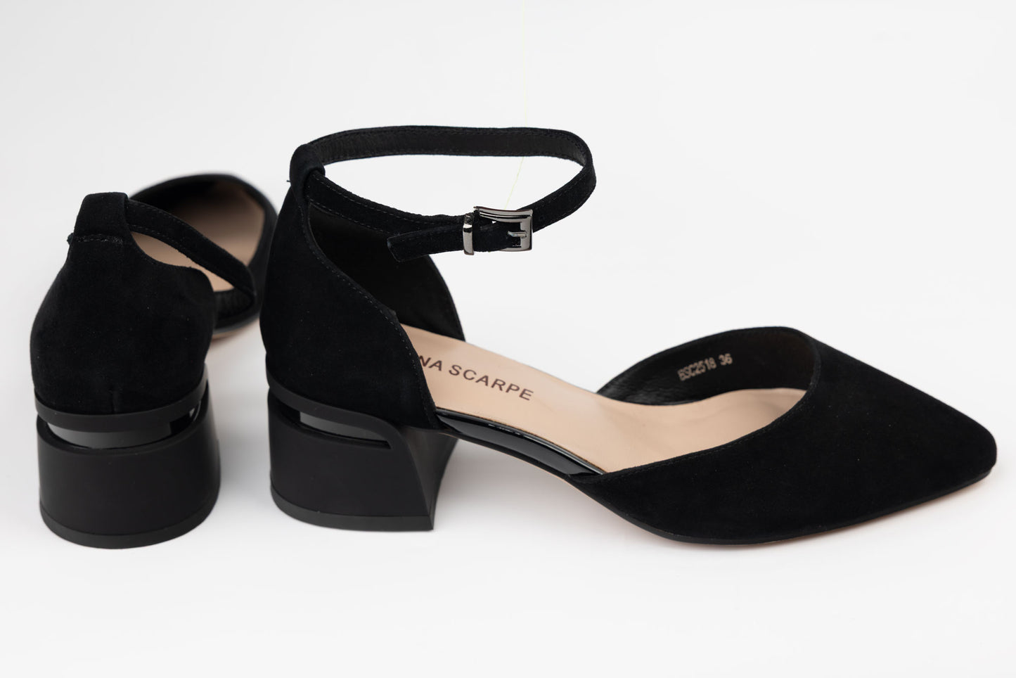 Pantofi dama piele naturală întoarsă BETINA 2518 N Vel