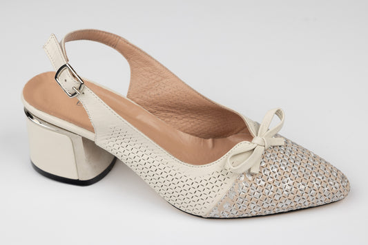 Pantofi dama piele naturala LSD 2500 Crem