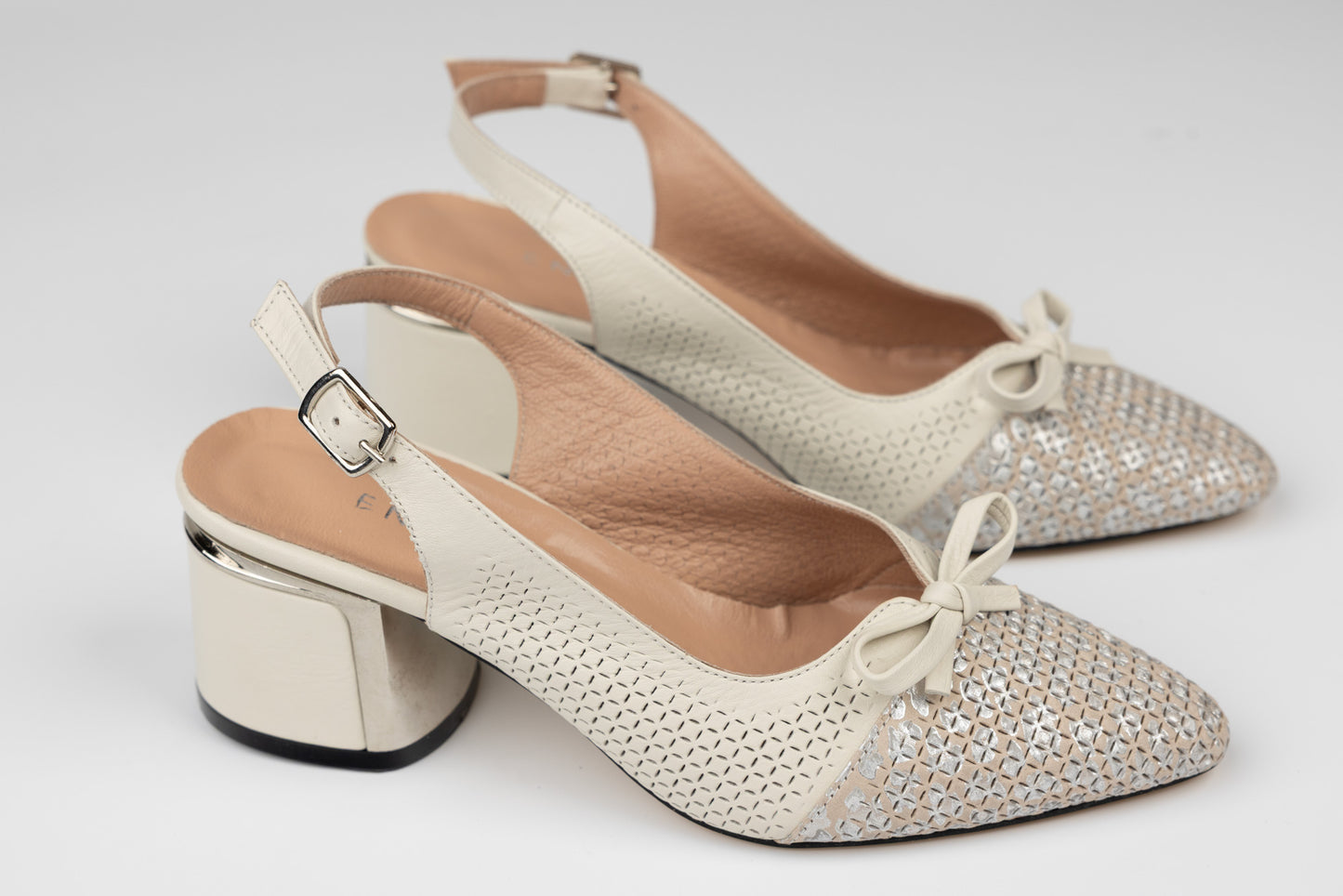 Pantofi dama piele naturala LSD 2500 Crem