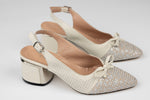 Pantofi dama piele naturala LSD 2500 Crem