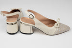 Pantofi dama piele naturala LSD 2500 Crem