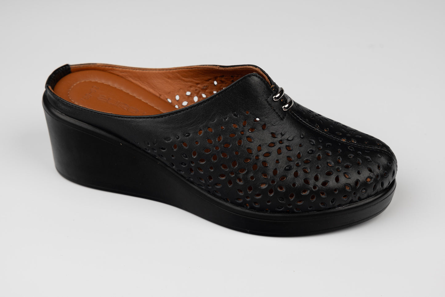 Women's genuine leather clogs LSD 700-02 N