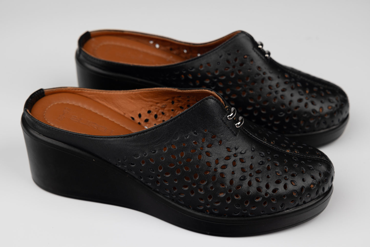 Women's genuine leather clogs LSD 700-02 N