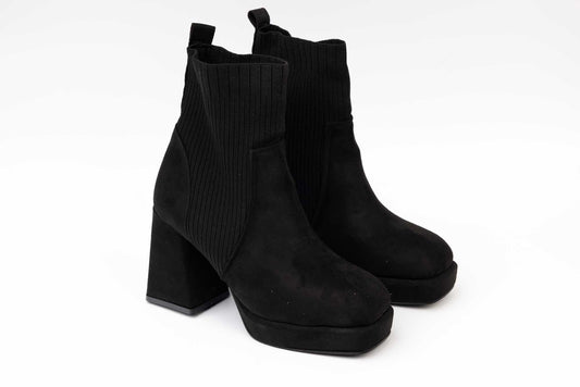 Ghete dama casual piele ecologica LONDON 906-20 N vel