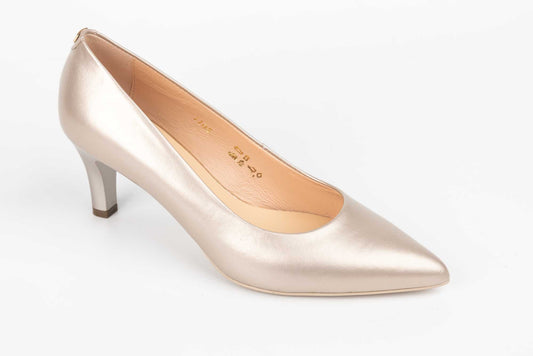 Pantofi dama eleganti de piele naturală SALA 1105 auriu