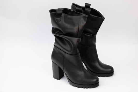 Ghete dama casual piele ecologica LONDON 136-21 N box