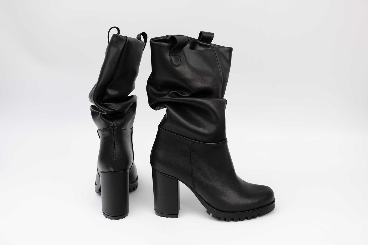 Ghete dama casual piele ecologica LONDON 136-21 N box
