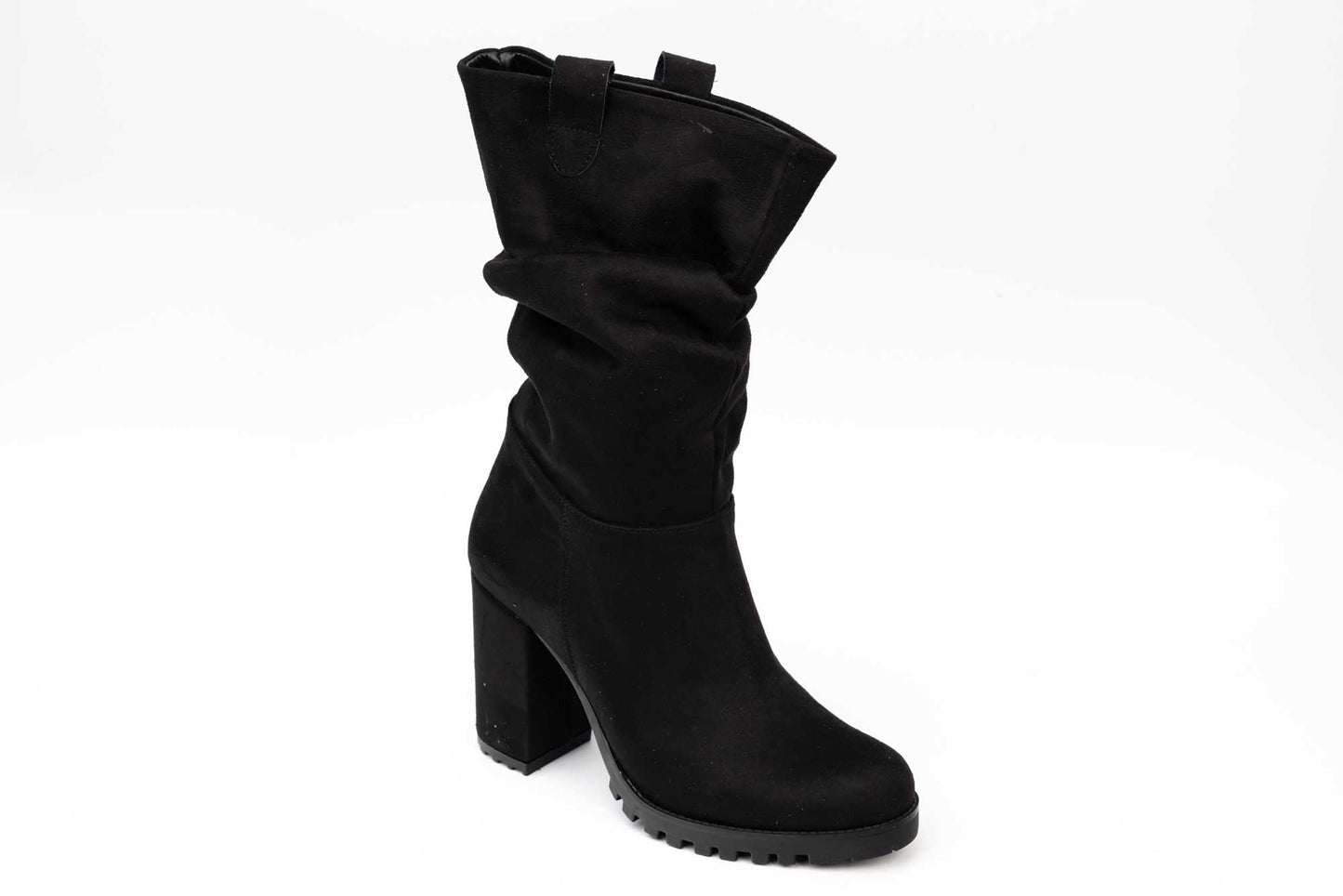 Ghete dama casual piele ecologica LONDON 136-21 N velur