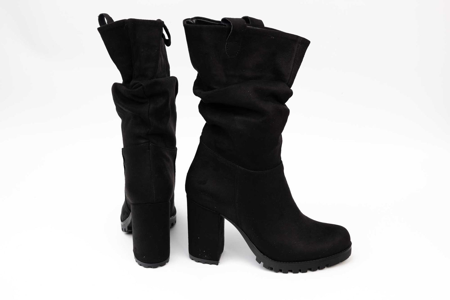 Ghete dama casual piele ecologica LONDON 136-21 N velur