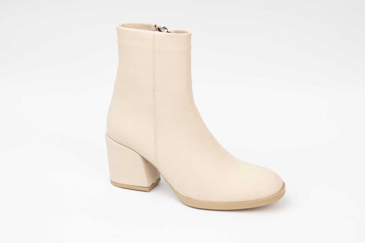 Ghete dama casual piele ecologica LONDON 6001-17 Bej