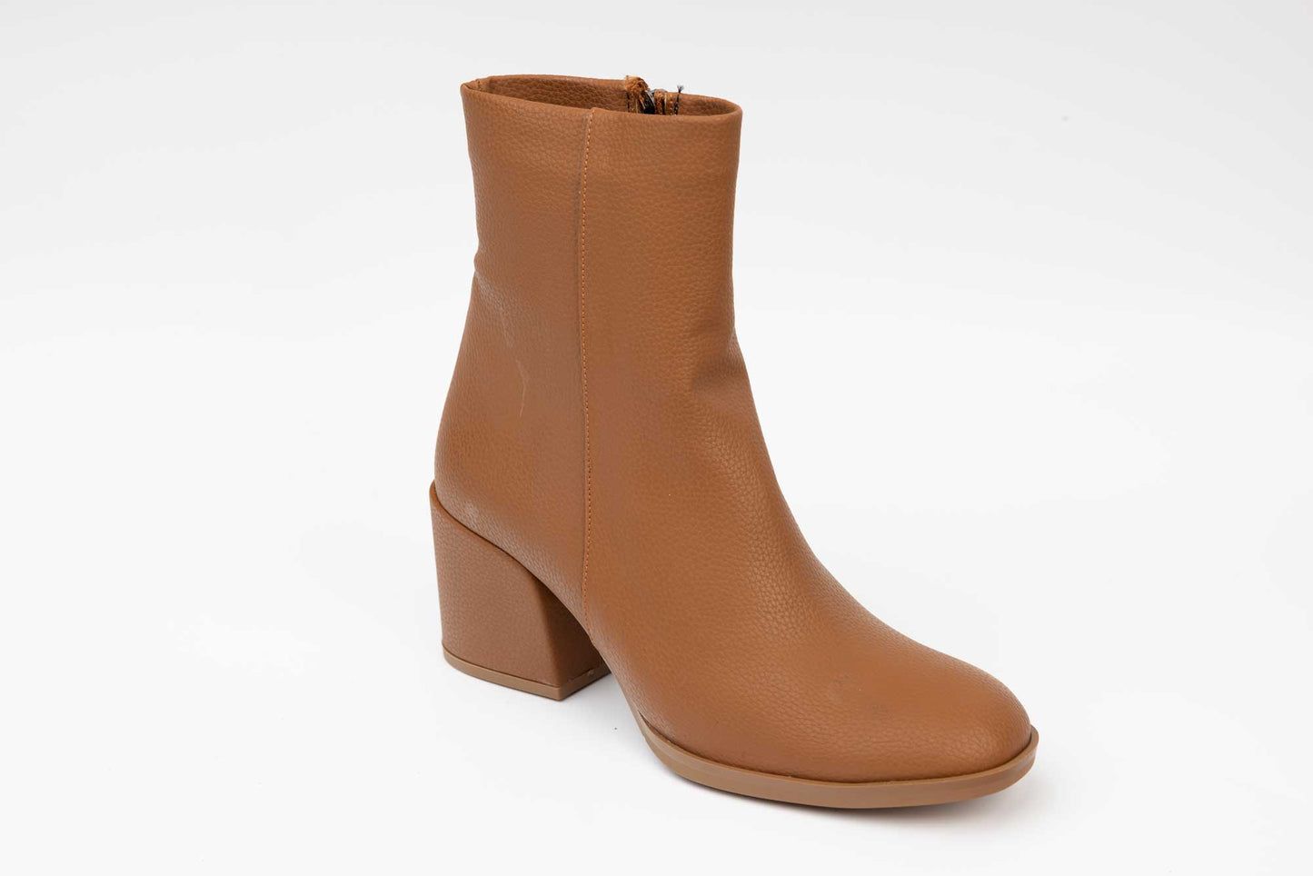 Ghete dama casual piele ecologica LONDON 6001-17 Taba