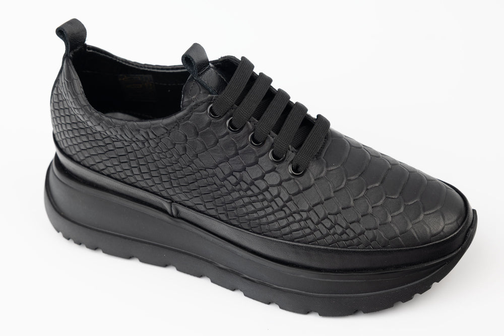 Pantofi dama piele naturală casual PERLA 2026 N croco