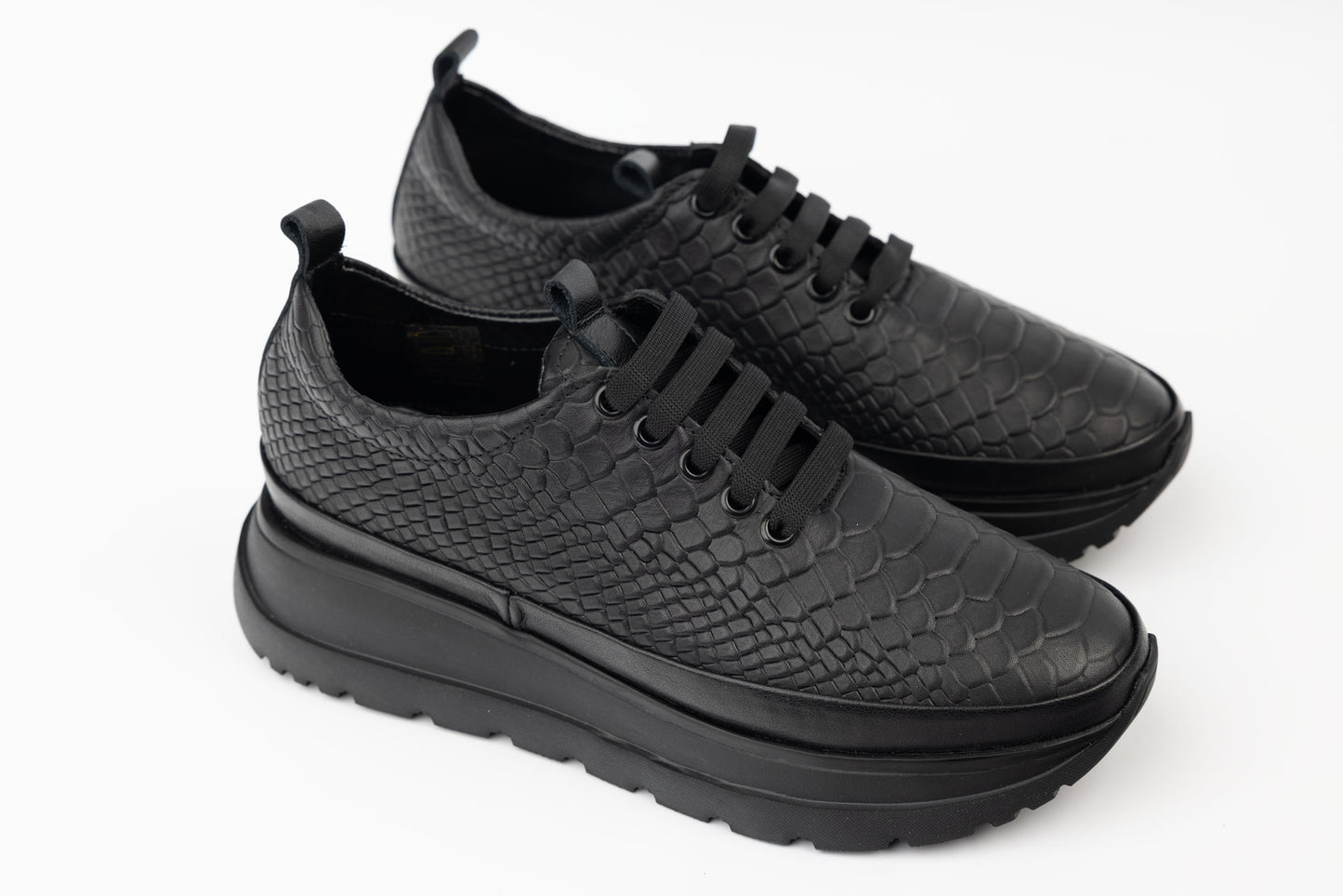 Women's casual genuine leather shoes PERLA 2026 N croco