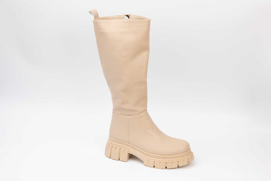 Cizme dama piele eco premium LONDON 400-17 Bej