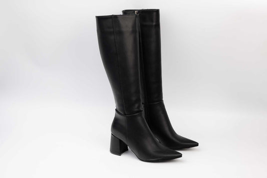 Cizme dama elegante piele eco premium LONDON 1101-23 N box