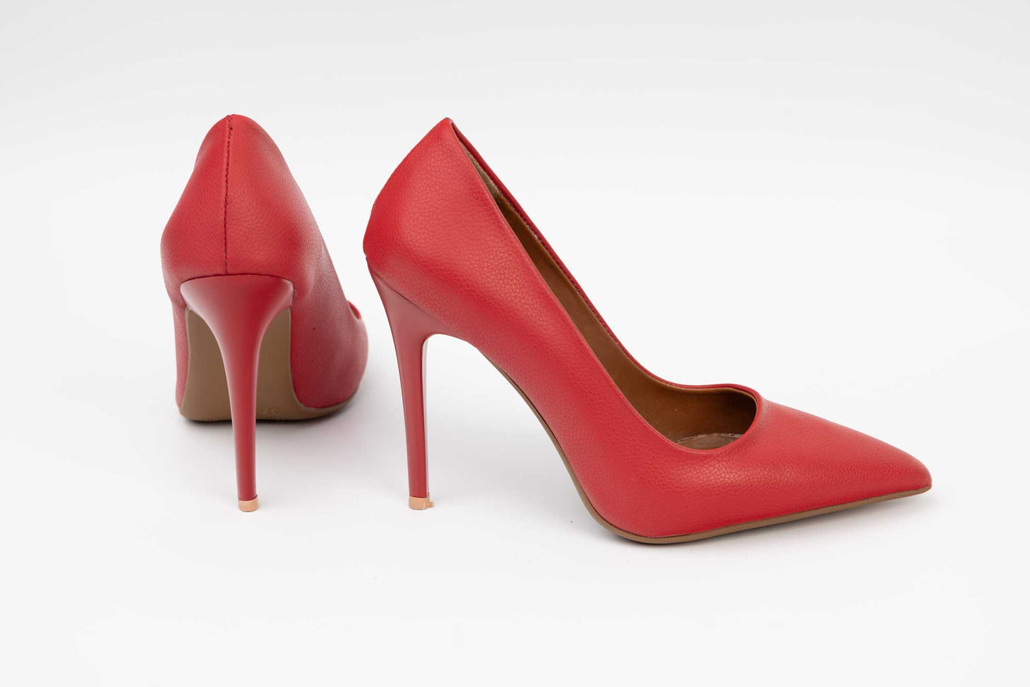 Pantofi dama stiletto  piele eco LONDON 1900-14 Rosu