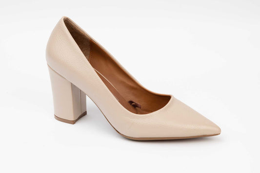 Pantofi dama piele eco premium 1301-13 ten