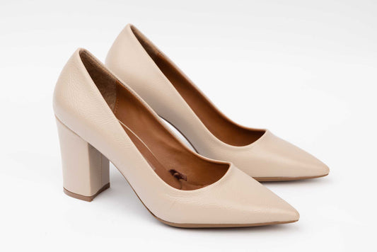 Pantofi dama piele eco premium 1301-13 ten