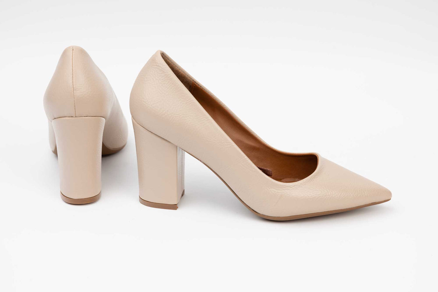 Pantofi dama piele eco premium 1301-13 ten