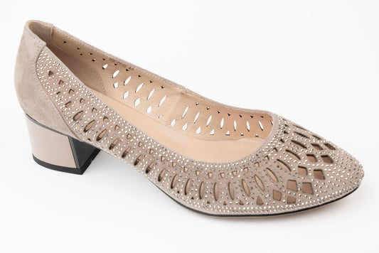 Pantofi dama piele naturală BETINA 2523 Grey