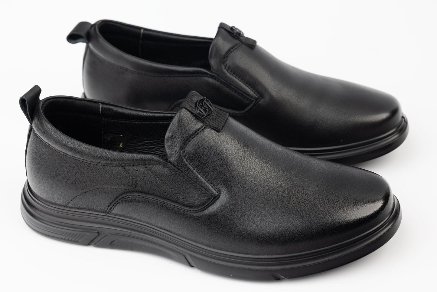 Men's casual shoes made of genuine leather JOHAN 202405 N