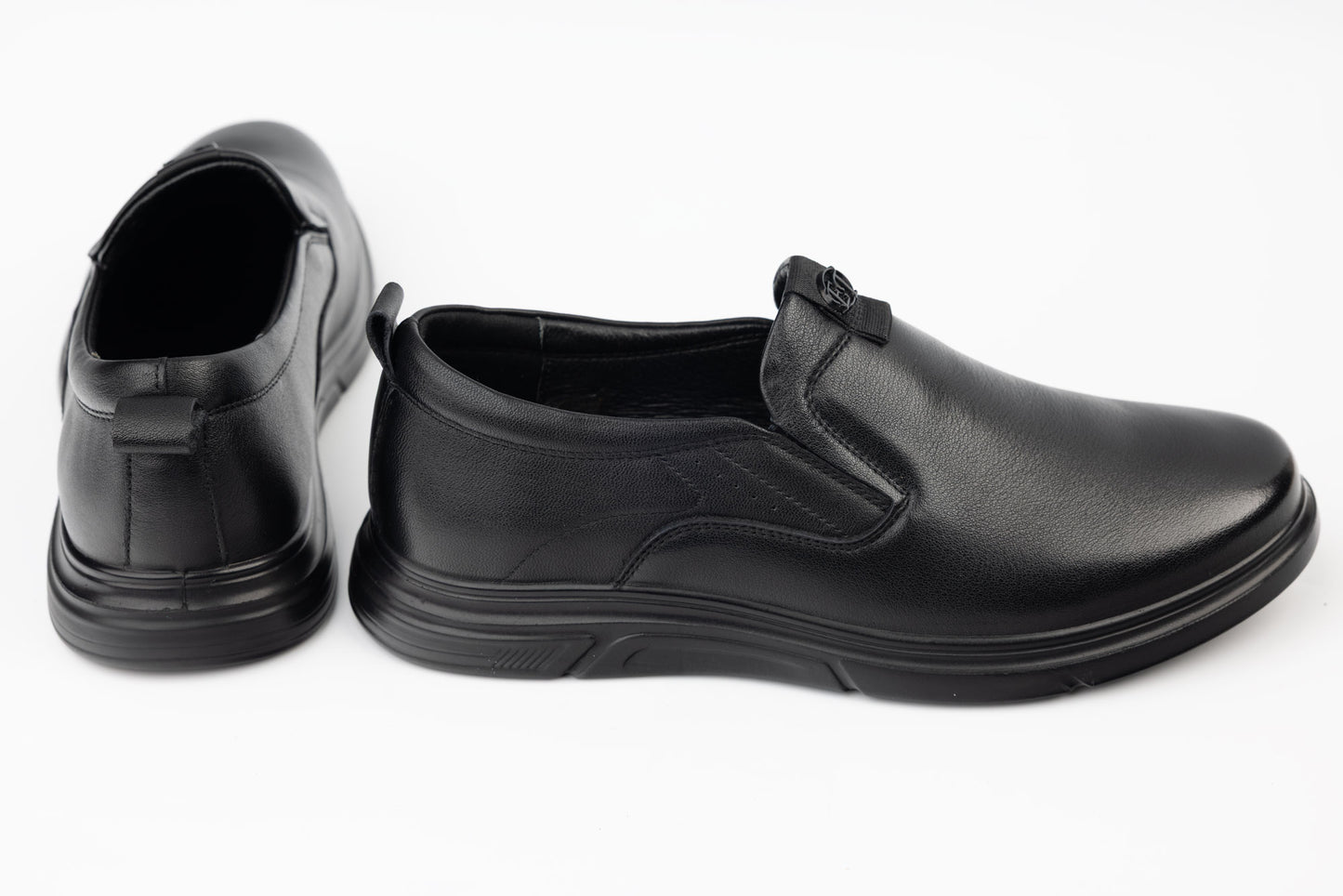 Men's casual shoes made of genuine leather JOHAN 202405 N