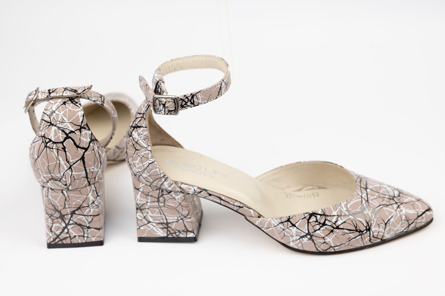 Pantofi dama piele naturală decupați LSD 2318 Vizon