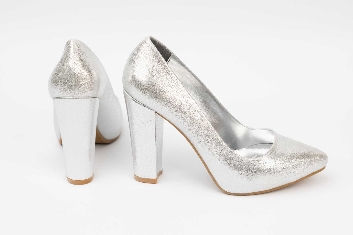 Pantofi dama piele eco premium Karin 210 Argintiu