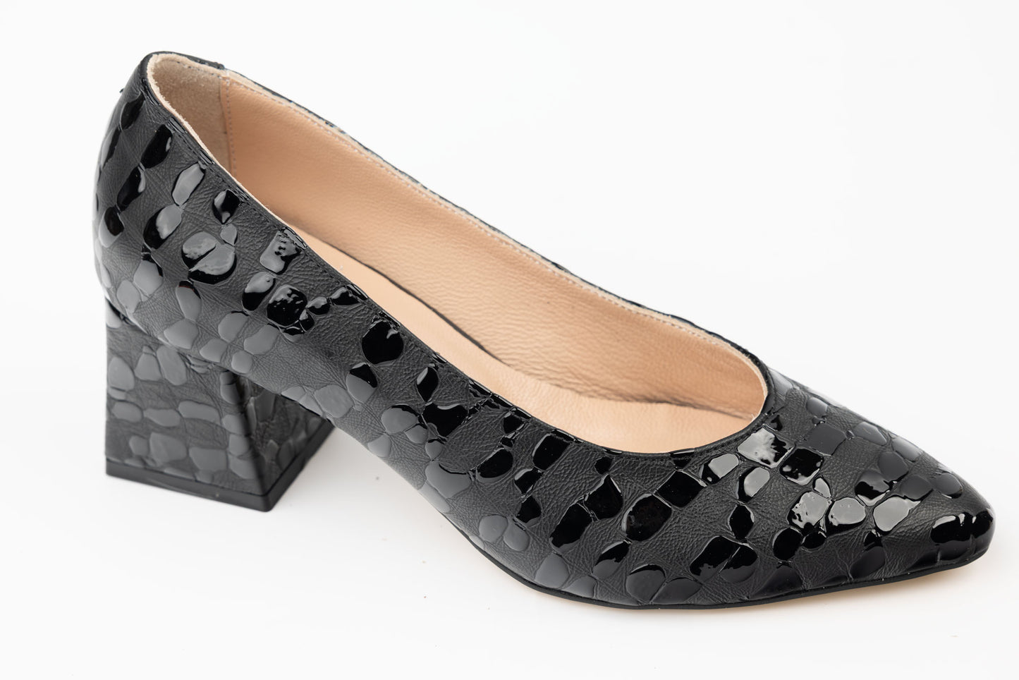 Pantofi dama piele naturală LSD 0258 N croco