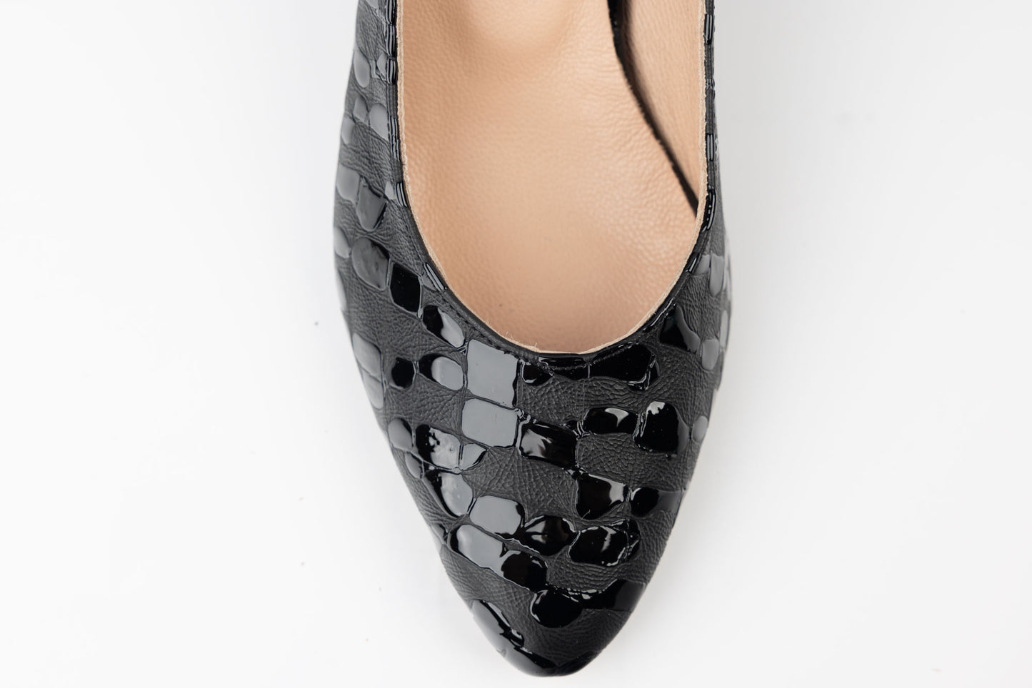 Pantofi dama piele naturală LSD 0258 N croco